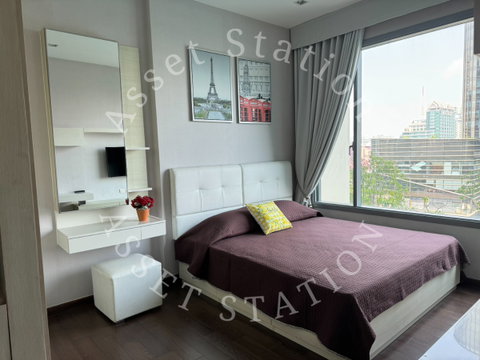 ðQ Asoke condo, beautiful room! Fully furnished and ready to move in. Close to Phetchaburi MRT station ð