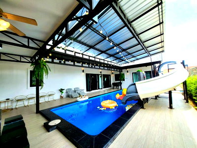 เช่าบ้านเดี่ยว ชลบุรี : Pool Villa for Rent Mabprachan Pattaya Business Friendly