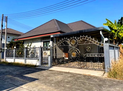 บ้านเดี่ยว ถนนสุวินทวงศ์ : 🏡 บ้านเดี่ยวชั้นเดียว พร้อมอยู่ ในเมืองฉะเชิงเทรา ✨ 📍 หมู่บ้าน Baan Kotobuki (บ้านโคโตบูกิ)