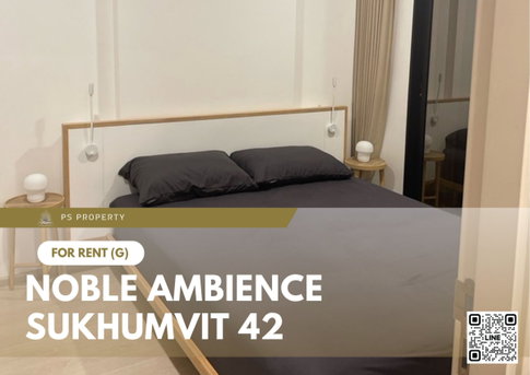 ให้เช่า ✨ Noble Ambience Sukhumvit 42 ✨ เฟอร์นิเจอร์ และ เครื่องใช้ไฟฟ้าครบ ใกล้ BTS เอกมัย