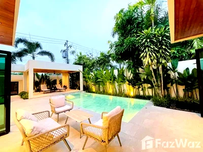 Houses for sale Don Jom Tao Road Phuket : Fully furnished modern villa in Cherng Talay 3 bed / 4 bath 6382387
