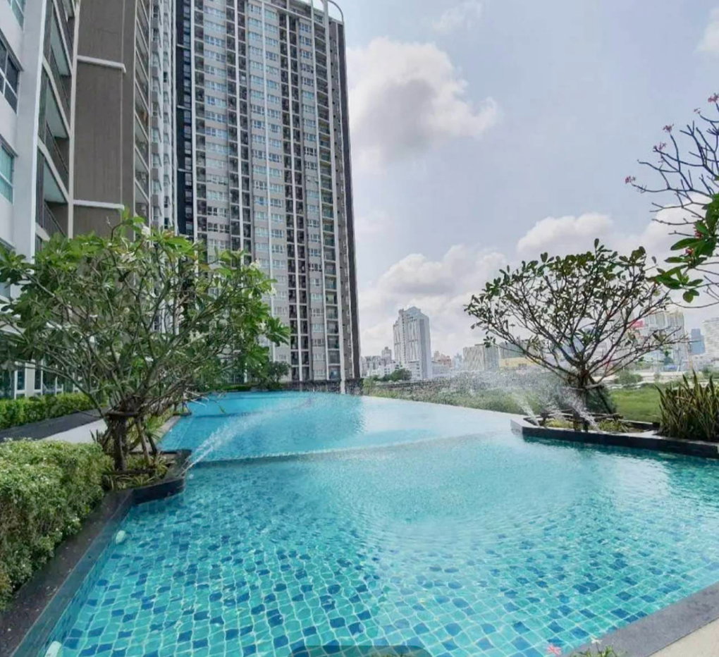 รูป ให้เช่า ศุภาลัย เวอเรนด้า พระราม 9 ห้องสตูดิโอ ขนาด 30 ตร.ม. ชั้น 15 วิวสระว่ายน้ำสวยมาก เฟอร์นิเจอร์และเครื่องใช้ไฟฟ้าครบ - รูปที่ 8/8