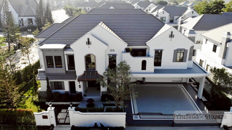 ขายบ้านเดี่ยว : ขายบ้านเดี่ยวหลังมุม นันทวัน พระราม 9 – กรุงเทพกรีฑาตัดใหม่ แบบบ้าน Le Marquis สไตล์ฝรั่งเศส จาก Land & Houses บ้านสวย ตกแต่งพร้อมอยู่