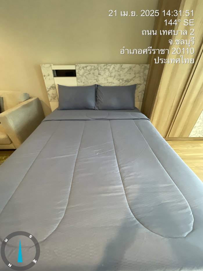 รูป ให้เช่า Ladda Plus ศรีราชา ตึก B ชั้น 15 วิวเมือง ห้องสวย พร้อมอยู่ - รูปที่ 5/15