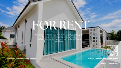 เช่าบ้านเดี่ยว ม.นอร์ท-เชียงใหม่ : ให้เช่าพูลวิลล่าหบรรยากาศเป็นส่วนตัว | พร้อมเข้าอยู่ทันที  เงียบสงบ เป็นส่วนตัว  เดินทางสะดวก 🏆
