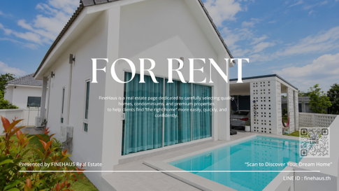 🌆 Private pool villa for rent | Ready to move in immediately. Quiet, private, and conveniently located. 🏆