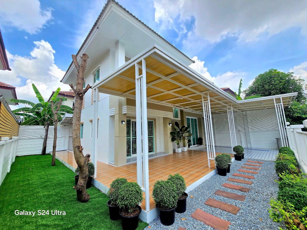 รูป ขายบ้านเดี่ยวคุณาภัทร 5 บ้านกล้วยฯ 52.5 ตร.ว. แต่งใหม่ลงเฟอร์ฯ มีนอนล่าง ฟรีโอน - รูปที่ 2/23