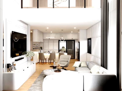 Houses for rent Samut Prakarn : For Rent The City Bangna house, 71 sq.wah, 4-bedroom, fully furnished