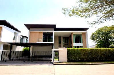 บ้านเดี่ยวให้เช่า : 🏡✨ ให้เช่าบ้านเดี่ยวหรู พร้อมสระว่ายน้ำส่วนตัว — Nirvana Beyond Rama 2 📍 ทำเล Prime ติดถนนพระราม 2 เดินทางสะดวก