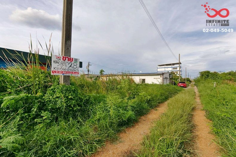 รูป ขายที่ดินเปล่า 28 ตร.ว. ถนนพัฒนาชนบท 4 ซอยอรุณบุญศรี ลาดกระบัง ใกล้สนามบินสุวรรณภูมิ - รูปที่ 1/3