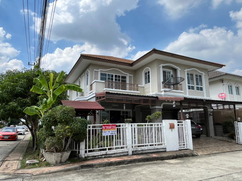 BL132|บ้านเดี่ยว 2 ชั้น โครงการ ภัสสร เพรสทีจ รังสิต-คลอง2 (หลังมุม) เทศบาลนครรังสิต ตำบล ประชาธิปัตย์ อำเภอธัญบุรี ปทุมธานี (ราคา 4,700,000 บาท)
