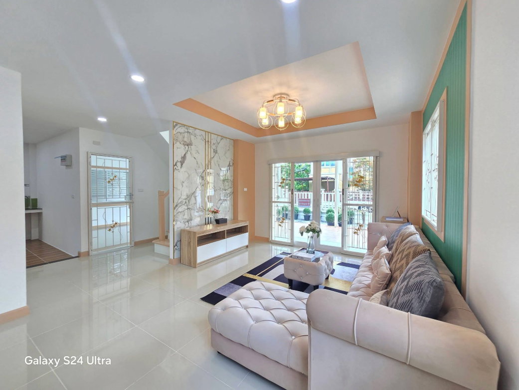 รูป ขายบ้านเดี่ยวคุณาภัทร 5 บ้านกล้วยฯ 52.5 ตร.ว. แต่งใหม่ลงเฟอร์ฯ มีนอนล่าง ฟรีโอน - รูปที่ 6/23