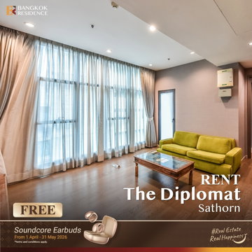 เช่าคอนโด 🎯 The Diplomat Sathorn 1นอน 51.77ตร.ม. 30k ⭐ ห้องกว้าง เฟอร์ครบ ใกล้ BTS สุรศักดิ์ 