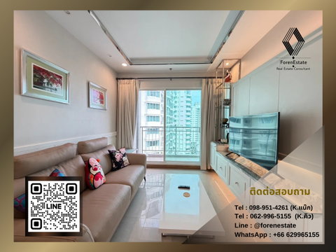 New condo for rent , near MRT Cultural Center | Supalai Wellington II: 1 bedroom, fully furnished, ready to move in, near Big C Ratchadaphisek 