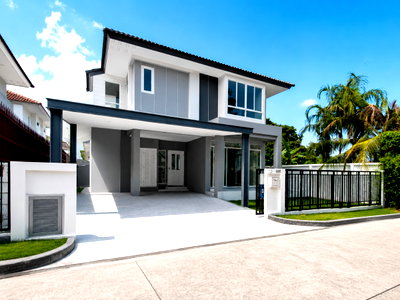 ขายบ้านเดี่ยว : ขายบ้านเดี่ยว บ้านรีโนเวทใหม่ทั้งหลัง หลังริม เทรนดี้ ธารา รามคำแหง ราษฎร์พัฒนา เนื้อที่ 56 ตร.ว. 4 นอน 3 น้ำ ใกล้วงแหวนกาญจนาฯ โปรฯ ลดทันที 8 แสนบาท