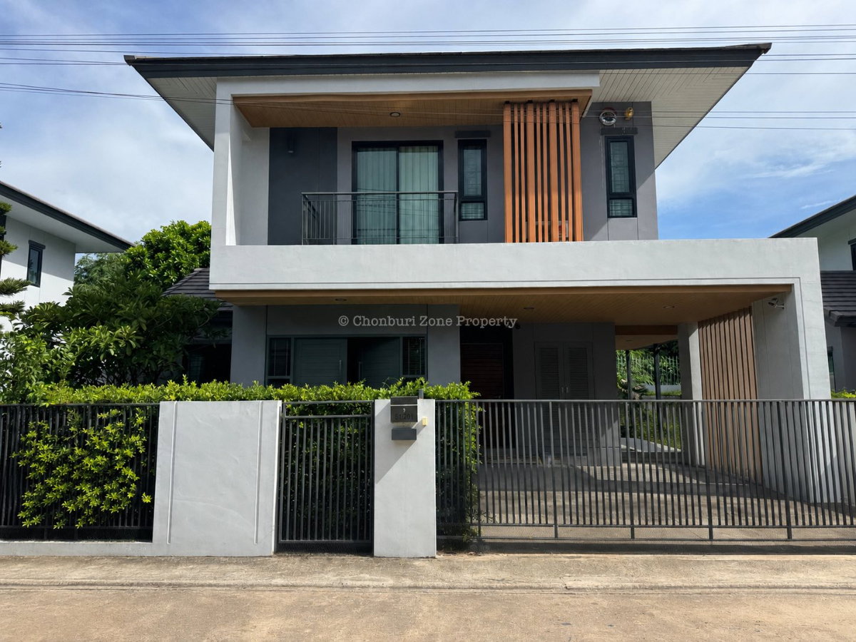 รูป ให้เช่าบ้านเดี่ยวระดับพรีเมี่ยม 4 นอน ม.เดอะพอชแกรนด์ ศรีราชา - รูปที่ 1/25