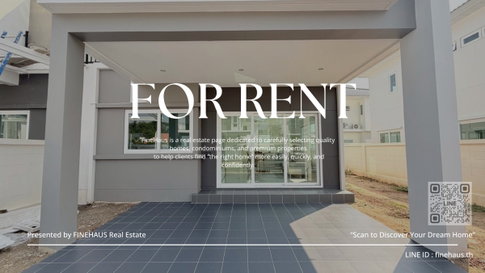 🌆 🏡 ให้เช่าบ้านสวยพร้อมอยู่ ✨ ศุภาลัย เบลล่า ดอนแก้ว–แม่ริม (เชียงใหม่)สัมผัสชีวิตที่เงียบสงบ เป็นส่วนตัว บรรยากาศดี