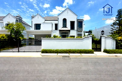 บ้านเดี่ยว สนามบินสุวรรณภูมิ : ขายบ้านเดี่ยวหรู 2 ชั้น หมู่บ้านนันทวัน บางนา กม.15 ทางคู่ขนาน ถนนบางนา-ตราด ใกล้ทางด่วนทางพิเศษบูรพาวิถี