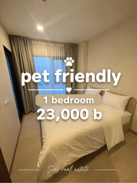 Pet Friendly Condo 🚄 Near BTS Phakhanong