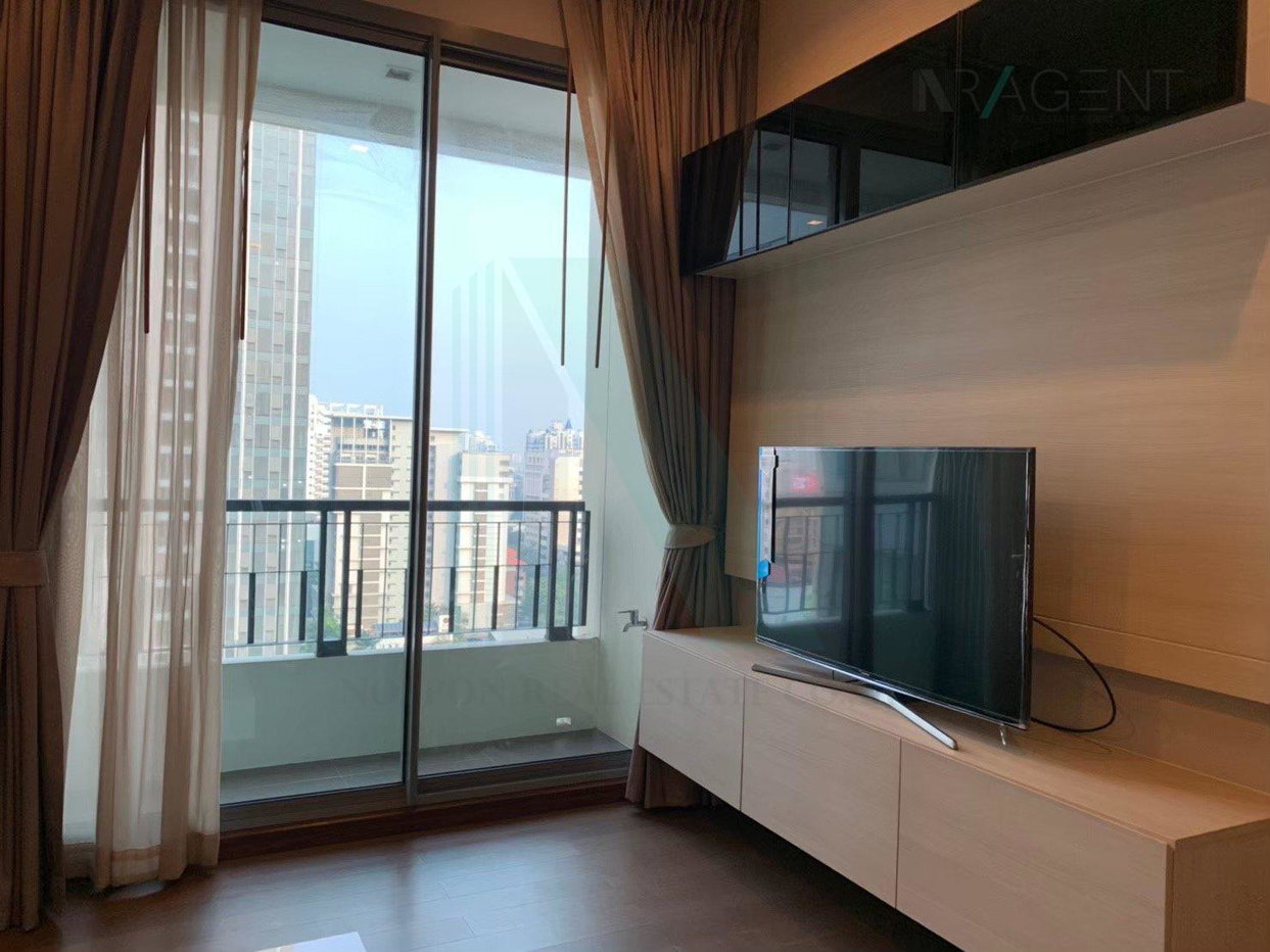 รูป ให้เช่า คิว อโศก 1 ห้องนอน ชั้น 19 ใกล้ MRT เพชรบุรี - รูปที่ 4/8