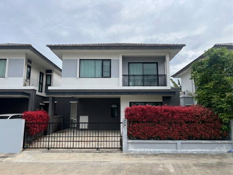 House for rent Britania Bangna-Suvarnabhumi (KM. 26) 4beds 3 bath 145 sqm 28,000 K.Bee 064146-6445 (282AGBE)