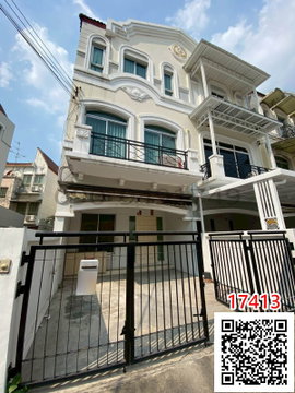 เช่า ทาวน์โฮม 3 ชั้น หมู่บ้านกลางเมือง สวิสทาวน์ เกษตร - นวมินทร์ ใกล้ ม.เกษตร