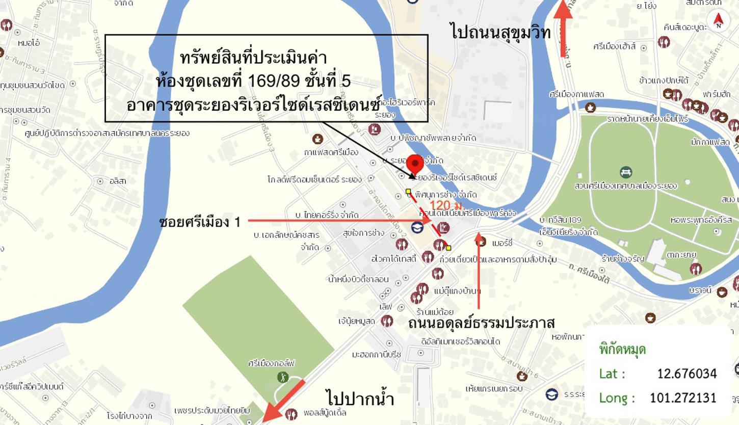 รูป คอนโดมิเนียม 31 ตร.ม. ระยอง ริเวอร์ไซด์ เรสซิเดนซ์ เมืองระยอง ระยอง 682,000 - รูปที่ 18/19