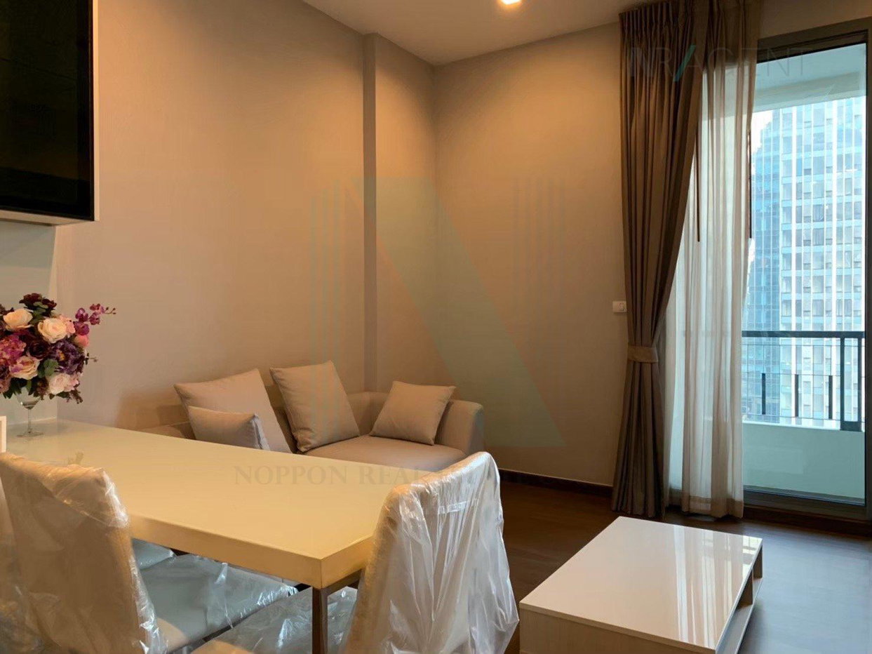 รูป ให้เช่า คิว อโศก 1 ห้องนอน ชั้น 19 ใกล้ MRT เพชรบุรี - รูปที่ 5/8