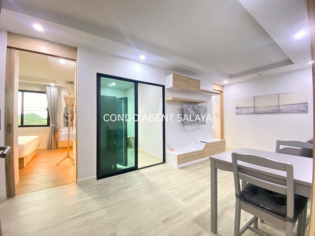 ให้เช่า V Condo Salaya 2 Bedroom | 1 Bathroom 🛁 วิวสนามกอล์ฟ รหัส 6931