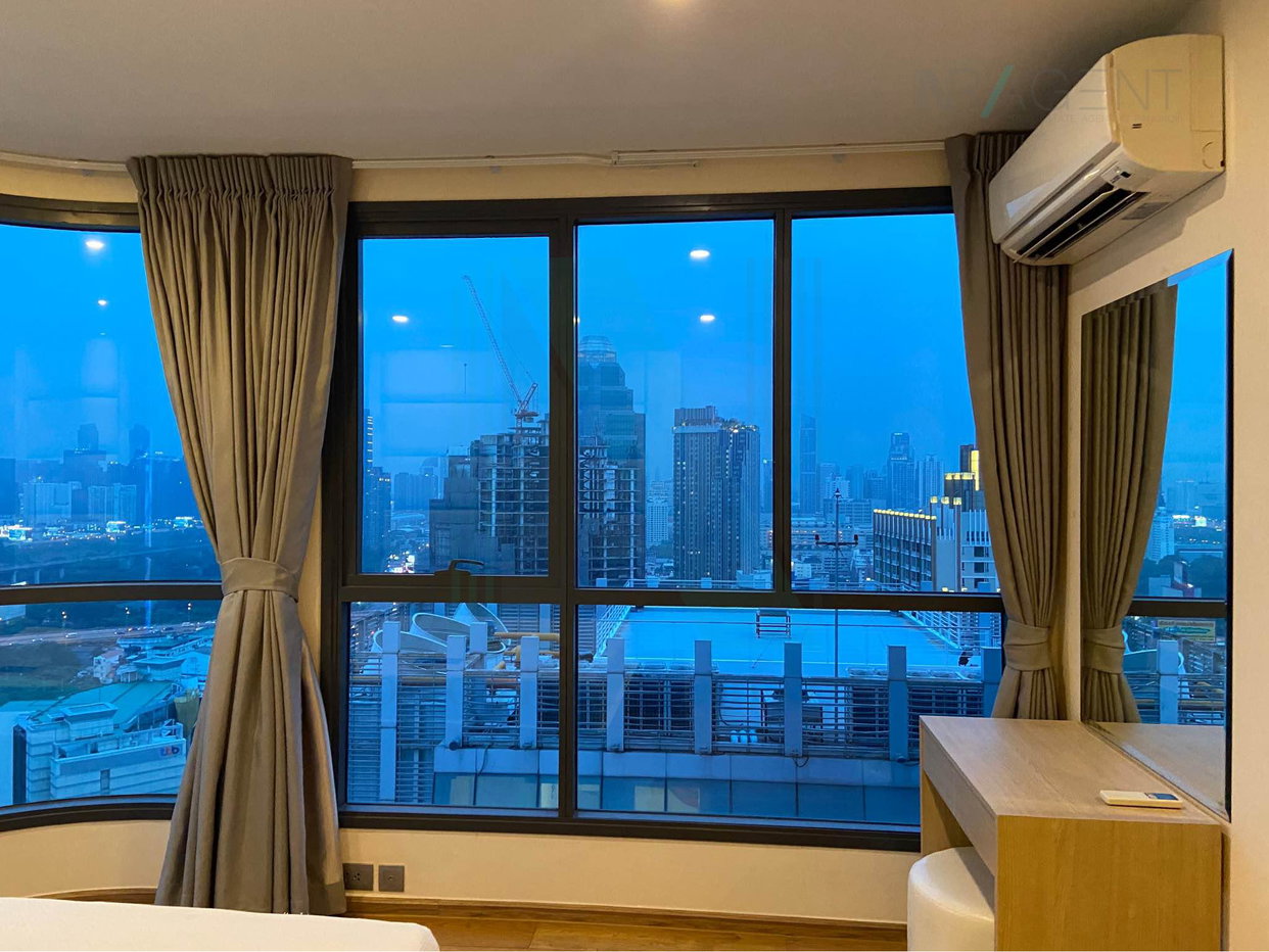 รูป ให้เช่าคอนโด คิว ชิดลม-เพชรบุรี อาคาร 1 ชั้น 31 2 ห้องนอน ขนาด 64.00 ตรม ใกล้ ท่าเรือชิดลม - รูปที่ 7/8