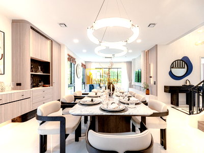 บ้านเดี่ยวให้เช่า : Nantawan Rama 9-Krungthepkreetha | Stunning 3 Bed House - BR28348SH