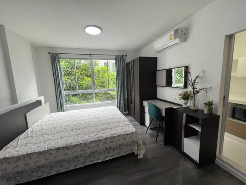 📌𝐔𝐏𝐃𝐀𝐓𝐄 𝐑𝐎𝐎𝐌 𝟐𝟎𝟐𝟔📌 Condo for rent at Campus Resort Bangna [Beautiful room+washing machine] ID LINE: atccity 💻