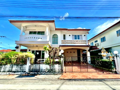 ขายบ้านเดี่ยว : ขายบ้านเดี่ยว ออคิดวิลล่า บางนา-ตราด กม.23  แปลงริมมุม | หน้าบ้านทิศเหนือ | พร้อมเข้าอยู่ได้เลย! 