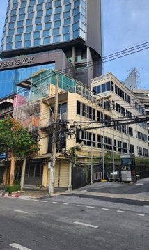 ห้องมุม ติดถนนใหญ่ เหมาะทำร้านค้า เช่าตึกแถว ชั้น 1-2 ถนนพระราม 4 สวนลุมพินี Mrt ศาลาแดง สีลม