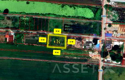 ขายที่ดิน :  ขายที่ดิน 1 ไร่ ผังสีเขียว | อำเภอไทรน้อย นนทบุรี