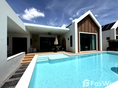 เช่าบ้านเดี่ยว ม.ศิลปากรวิทยาเขตสารสนเทศเพชรบุรี : วิลล่าให้เช่า 3 ห้องนอน ในโครงการ โคซี่ มอนเต้ พูลวิลล่า หัวหิน 6401859