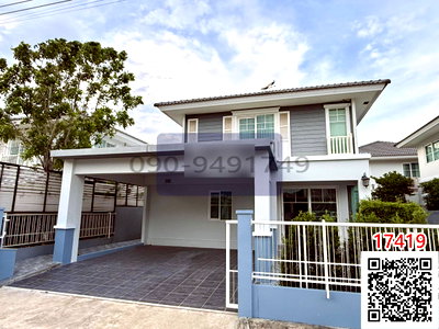 บ้านเดี่ยวให้เช่า : เช่า บ้านเดี่ยว 2 ชั้น โครงการ Villagio ศรีนครินทร์-บางนา ใกล้ Mega บางนา