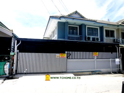 ขายทาวน์โฮม : ขายทาวน์เฮ้าส์ 2 ชั้น 30 ตรว. พฤกษา 15 บางพลี-ตำหรุ บ้านสวยสภาพดีมีต่อเติม พร้อมปั๊ม+แท็งก์น้ำ มุ้งลวดเหล็กดัด ใกล้นิคมฯ บางปู ไปแพรกษา-สุขุมวิทได้