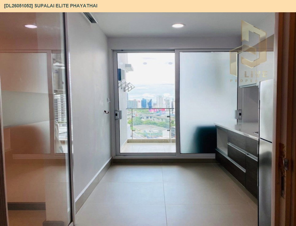 รูป DL26051052 ให้เช่าคอนโด ศุภาลัย เอลีท พญาไท (Supalai Elite Phayathai) ใกล้ BTS พญาไท พร้อมเข้าอยู่ โทรด่วน 0653619502 LineID @952jdxxk - รูปที่ 5/6