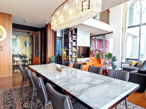 The Sukhothai Residences | Elegant 4 Bedroom Duplex Condo - BR15696CD