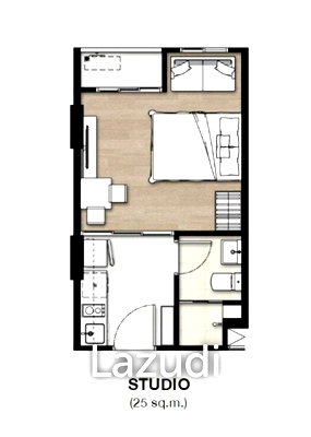 ขายคอนโด : Studio 1 Bath 25.3 SQ.M The Origin Kathu – Patong