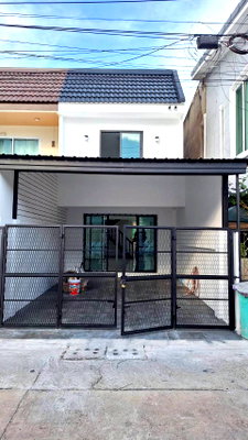 ขายทาวน์โฮม : ขายบ้าน ซอยบางแวก95 สาย2 ใกล้ตลาดสี่แยกทศกัณฑ์ 400 เมตร