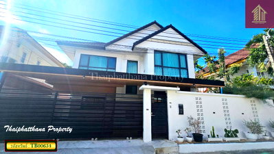 บ้านเดี่ยว ถนนเฉลิมพระเกียรติ ร.9 : หมู่บ้านกรองทอง พาวิลเลี่ยน เฉลิมพระเกียรติ ร.9 บ้านเดี่ยวรีโนเวทใหม่ สวย หรู มีสไตล์