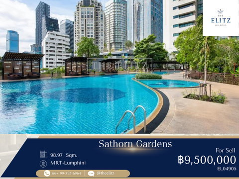 ✨For Sell | Sathorn Garden ที่สีเขียว ใจกลางเมือง ด้วยศักยภาพแห่งทำเลและความหรูหรามีสไตล์