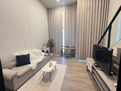 For Rent Condo ORIGIN PLUG & PLAY NONTHABURI STATION Building 1, Floor 19,Duplex, Room size 27 sqm