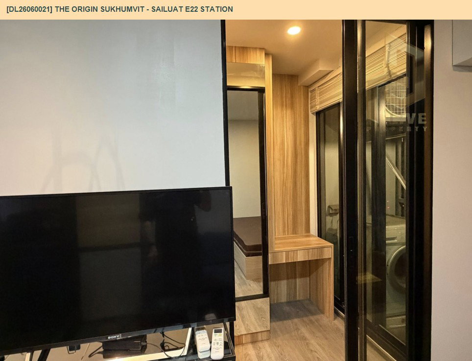 picture DL26060021 Condo for rent, THE ORIGIN SUKHUMVIT - SAILUAT E22 STATION near BTS Sai Luat, ready to move in, call urgently 0638692663 LineID @952jdxxk - 5/17