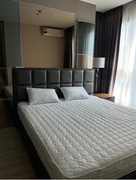 S96 Condo for rent: Quinn Ratchada 17, near MRT Sutthisan. 2 bedrooms, 2 bathrooms. Ready to move in.