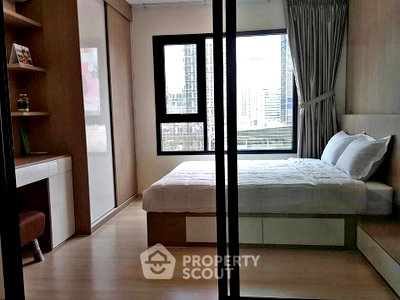 คอนโดให้เช่า : คอนโด 1 ห้องนอน Life Asoke ขนาด 30 ตร.ม. ใกล้ ARL มักกะสัน 300 ม. (ID 2590594)