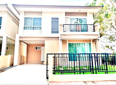 บ้านเดี่ยวให้เช่า : ให้เช่าบ้าน ภัสสร ไพรด์ ปิ่นเกล้า-วงแหวน (Passorn Pinklao-Wongwaen) อยู่ถนนอัจฉริยะพัฒนา (วัดส้มเกลี้ยง) ต.ศาลากลาง อ.บางกรวย 