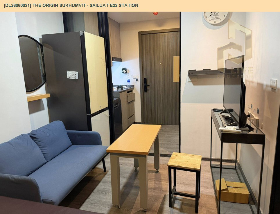 picture DL26060021 Condo for rent, THE ORIGIN SUKHUMVIT - SAILUAT E22 STATION near BTS Sai Luat, ready to move in, call urgently 0638692663 LineID @952jdxxk - 4/17